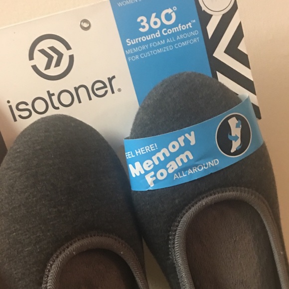 women's isotoner memory foam slippers